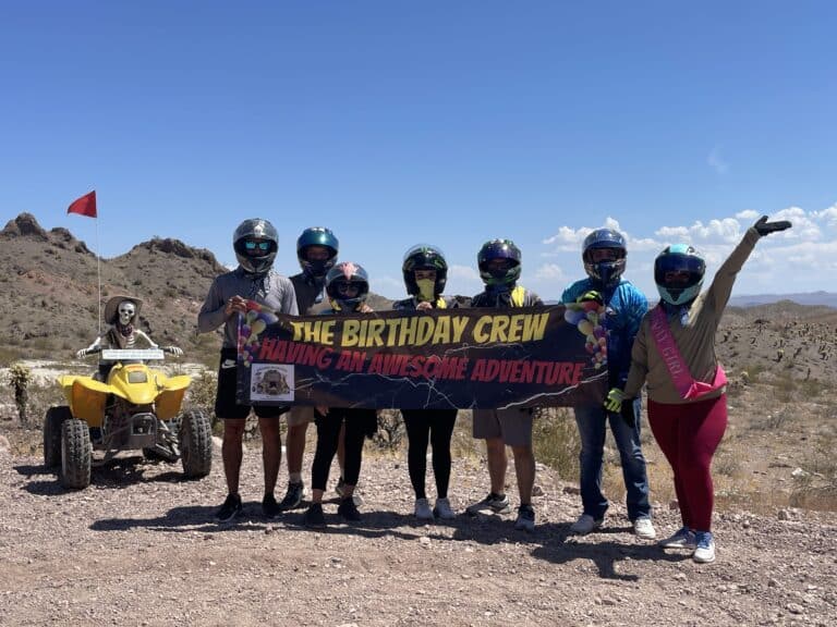 In Nevadas rocky desert, adventurers gear up for thrilling Las Vegas ATV tours near the Colorado River, with ghost town sights.