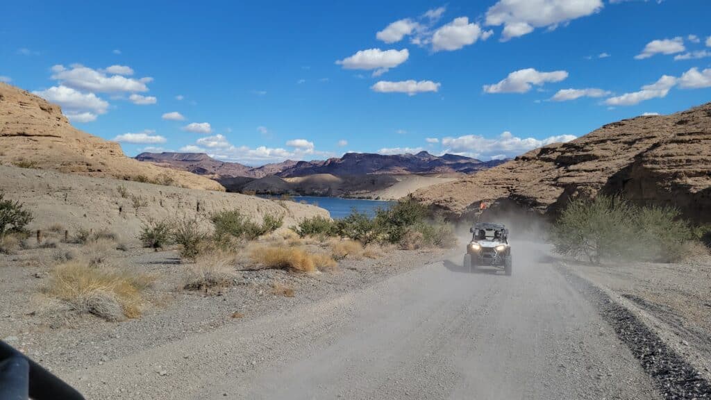 Embark on a thrilling ATV tour near Las Vegas, kicking up dust on Nevadas rugged trails toward the Colorado River and ghost towns.