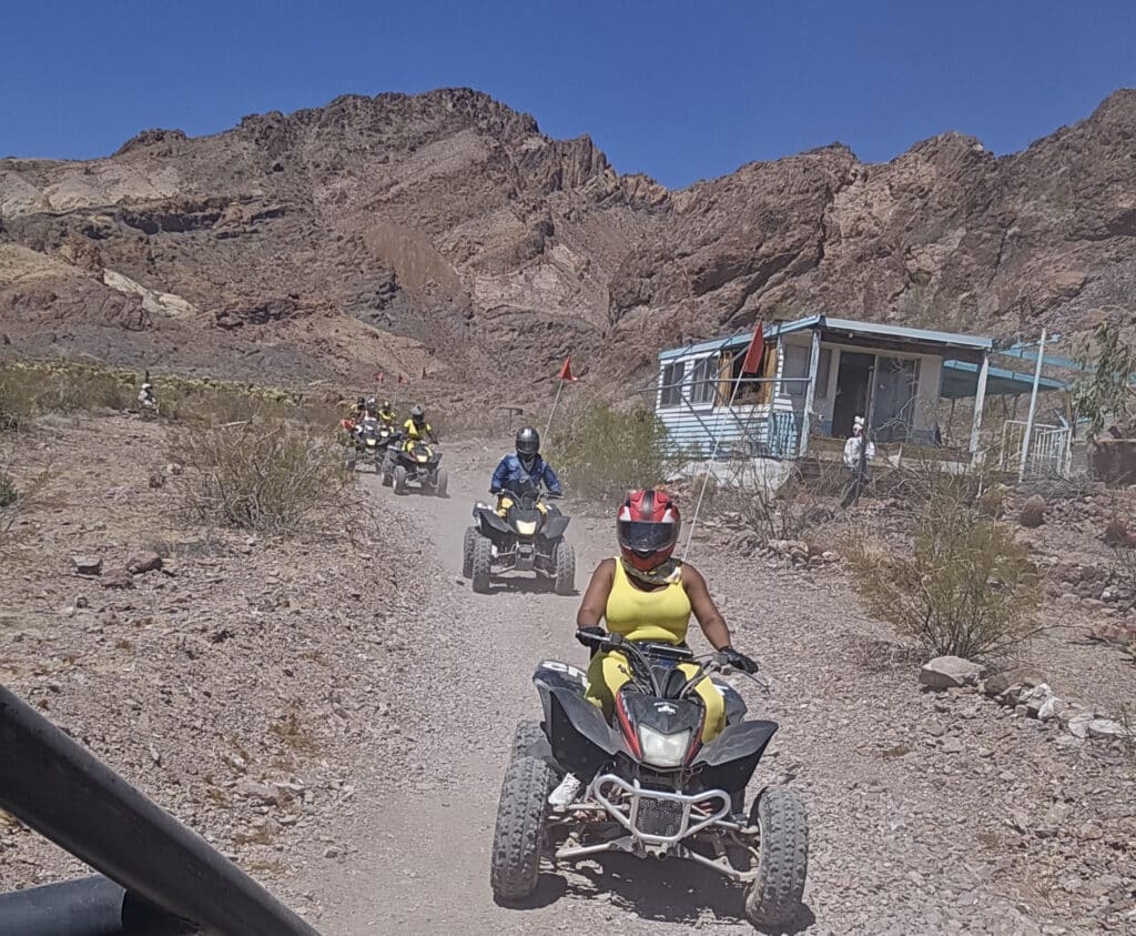 Experience thrilling Las Vegas ATV tours along Nevada desert trails near the Colorado River and historic Ghost Town sightseeing spots.