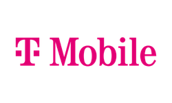 The T-Mobile logo: bold magenta T and Mobile on gray, seen in Las Vegas ATV tours or Nevada RZR off-road rides.
